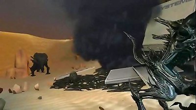 Samus Aran & Xenomorph by Rrostek