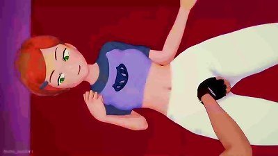 Gwen wants to stroke a yam-sized manhood (hentai) (adult version)