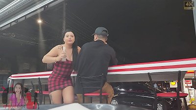 I went to the bakery and the cuckold dared me to pick up the young guy who was there, suck it cuckold, I picked him up and plumbed him in the parking lot!